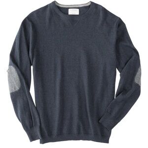 Linksoul Men's Dark Gray Crewneck Sweater